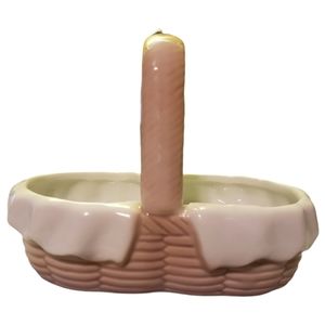 Vtg Salt & Pepper Shaker Basket By Action